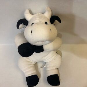 Vintage Quilted Plush Cow Pillow Stuffed animal by Commonwealth